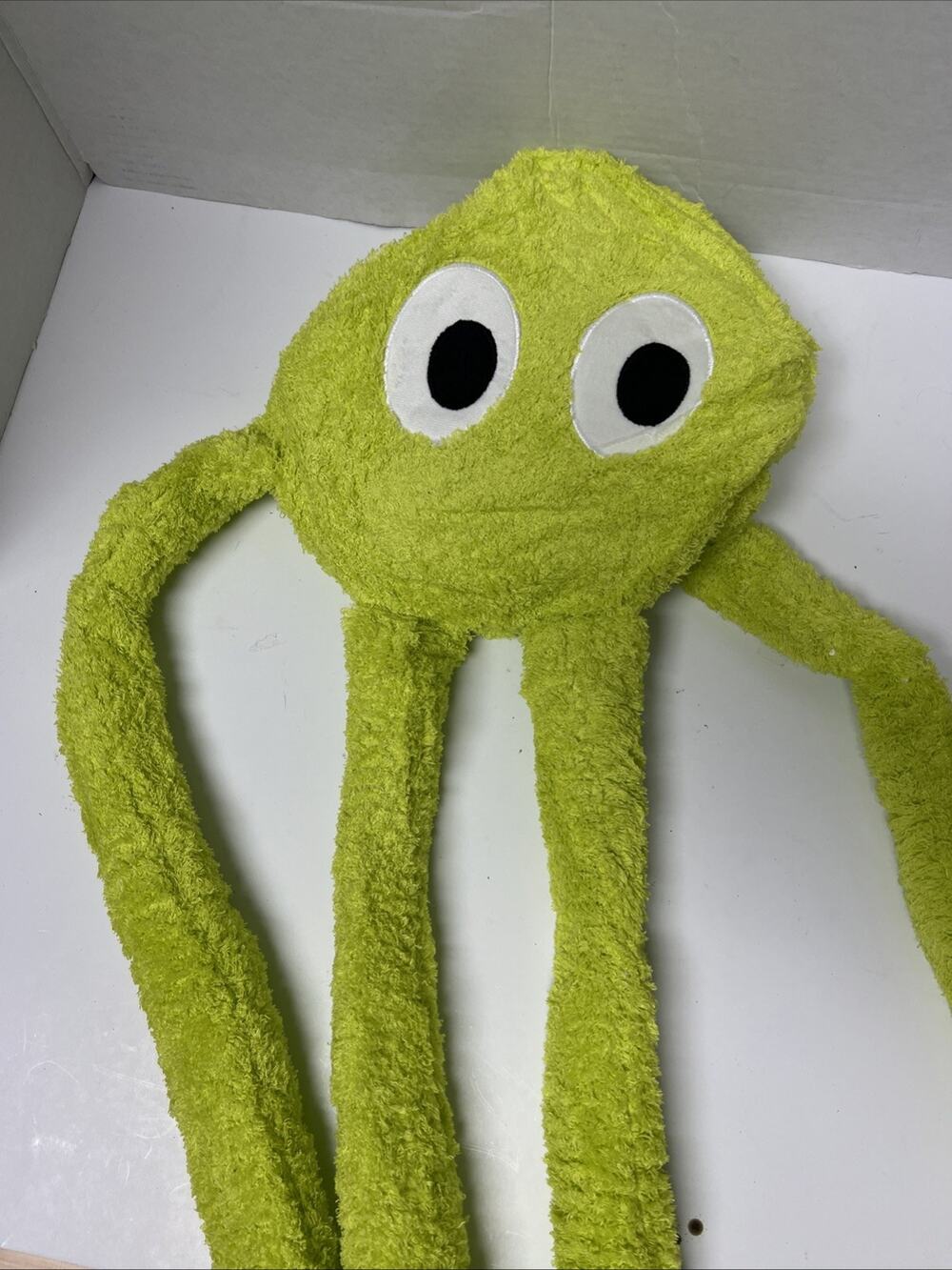 Long Legs Octopus, Large Stuffed Animal Plush Toy, Pillow, Cushion, Soft, Green